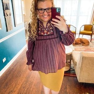 NWT 3X long sleeve top